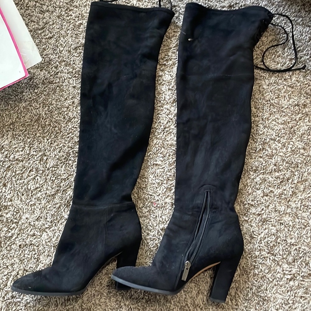 Vince camuto knee high black boots
